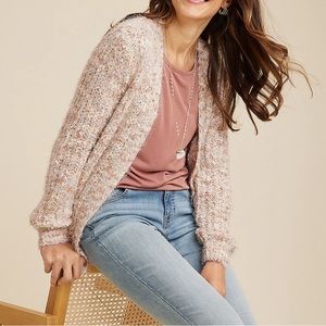 Metallic Shimmer Cardigan